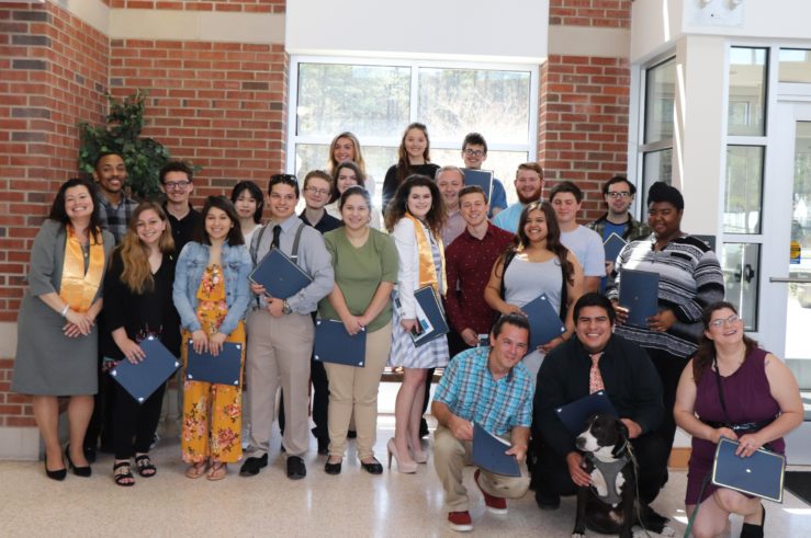 Image of the new 2019 PTK Inductees.