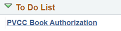 Bookstore authorization link