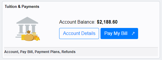 Tuition and Payments screenshot