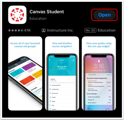 Open the app